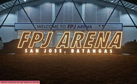 fpj arena san jose batangas  is now open in San Jose, Batangas